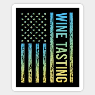 Gradient Flag 02 Wine Tasting Sticker